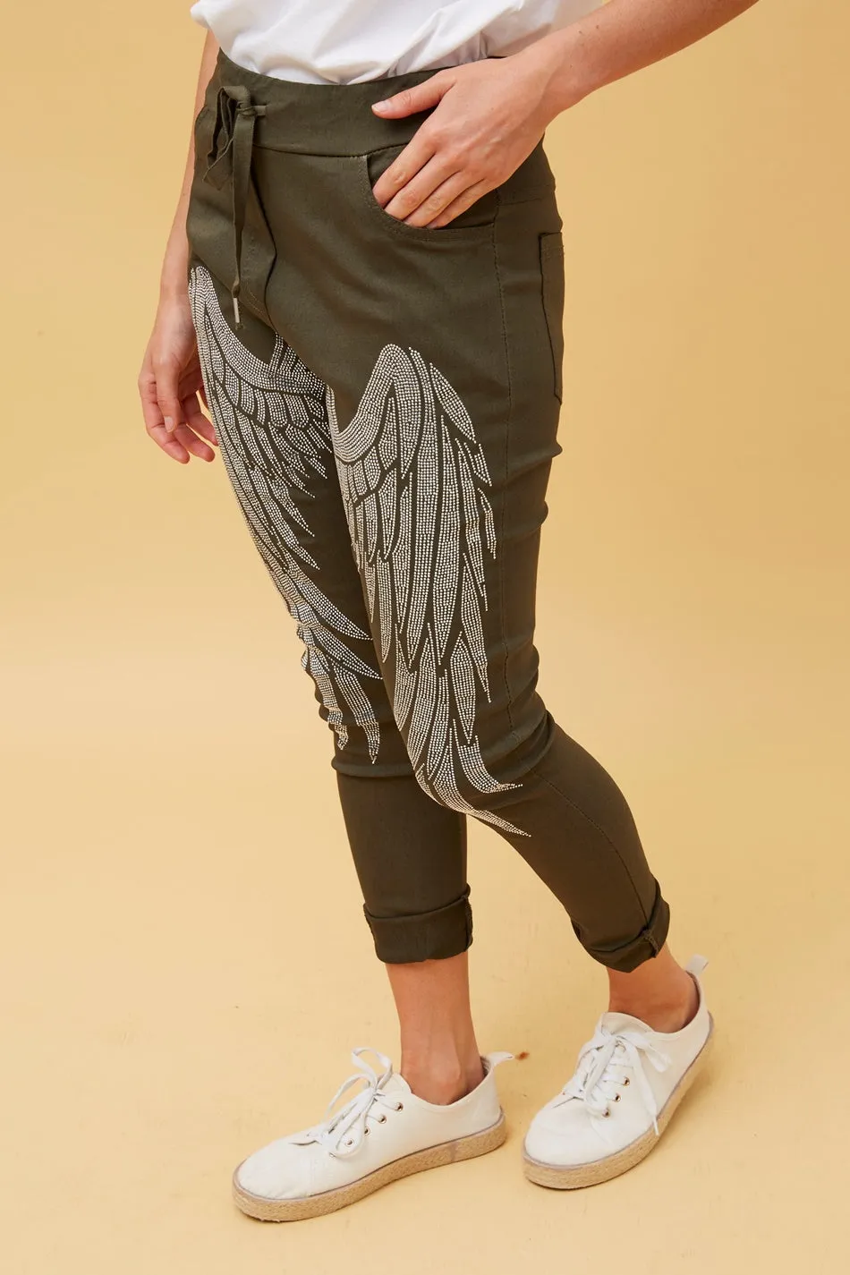 JANJA DIAMANTE WINGS JOGGER PANTS
