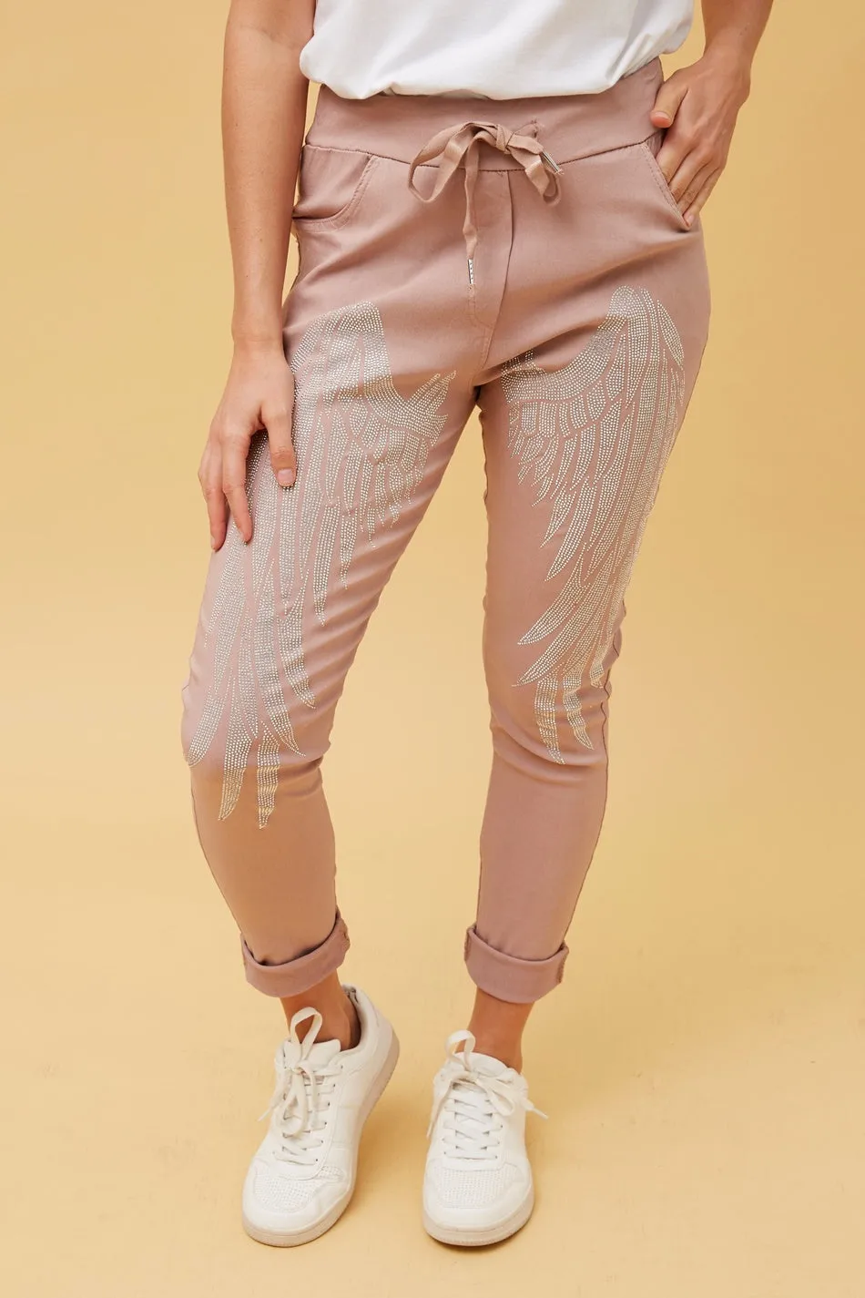 JANJA DIAMANTE WINGS JOGGER PANTS