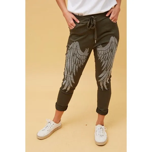 JANJA DIAMANTE WINGS JOGGER PANTS