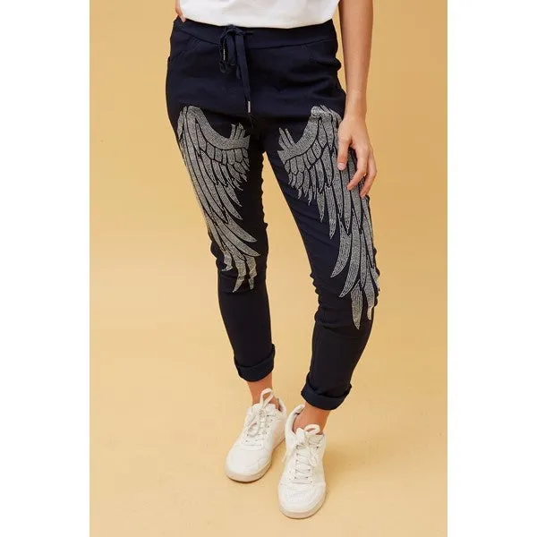 JANJA DIAMANTE WINGS JOGGER PANTS
