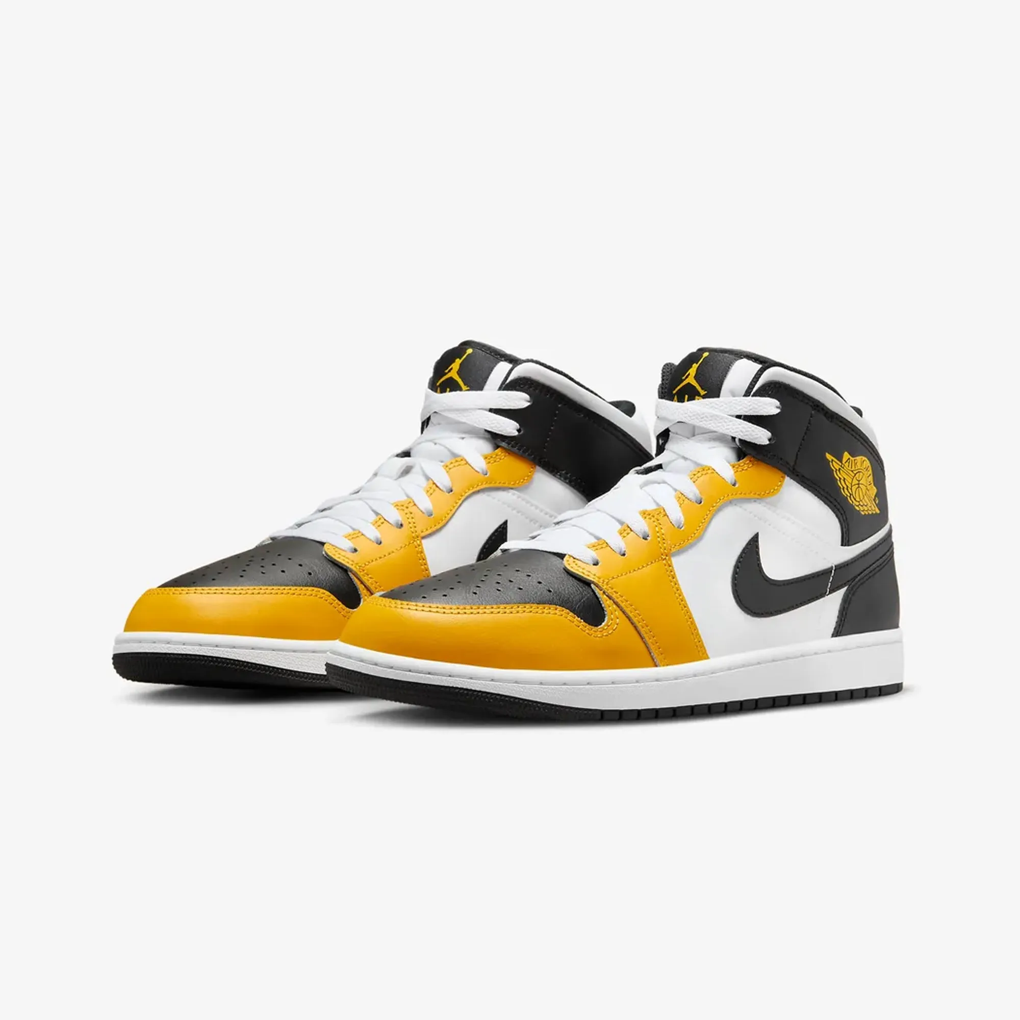Jordan | AIR JORDAN 1 MID  { YELLOW OCHRE/BLACK-WHITE-YELLOW OCHRE