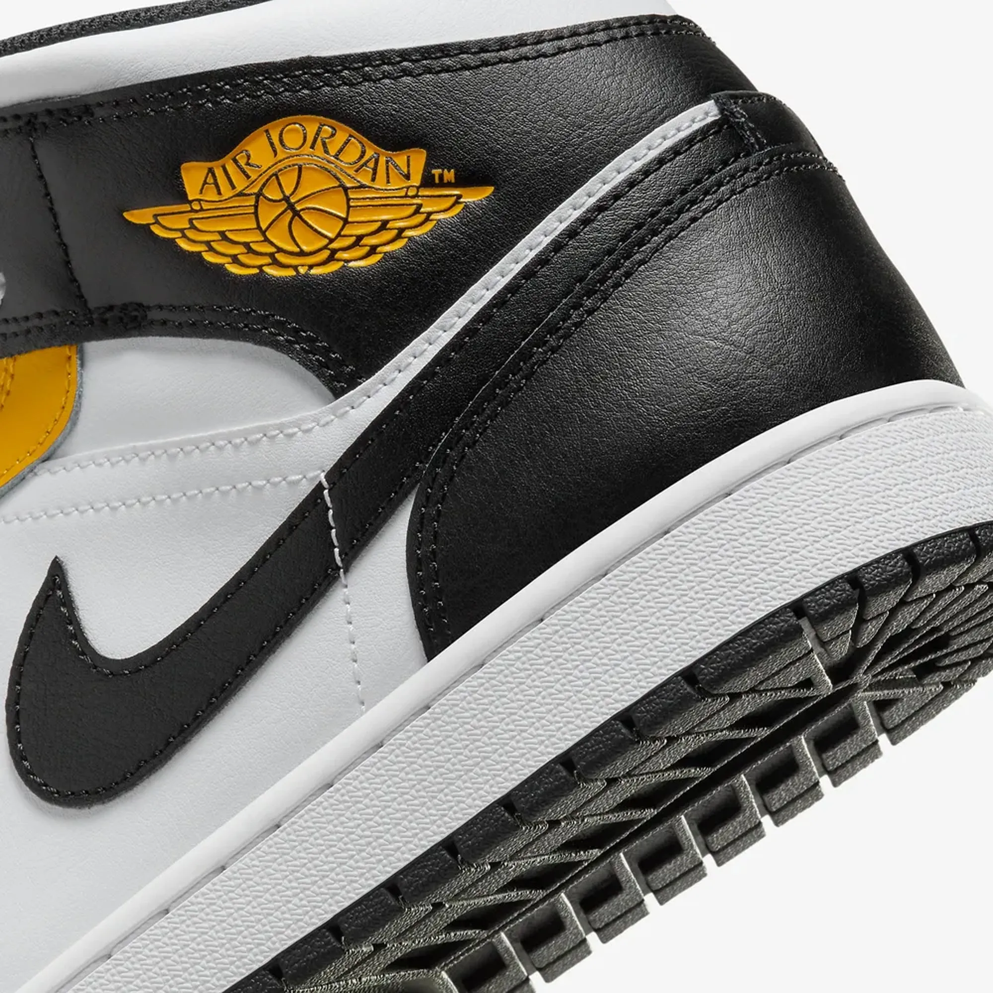Jordan | AIR JORDAN 1 MID  { YELLOW OCHRE/BLACK-WHITE-YELLOW OCHRE