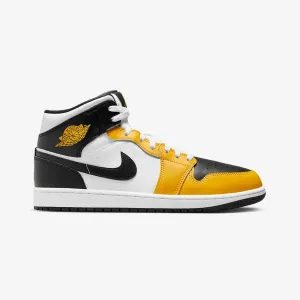 Jordan | AIR JORDAN 1 MID  { YELLOW OCHRE/BLACK-WHITE-YELLOW OCHRE