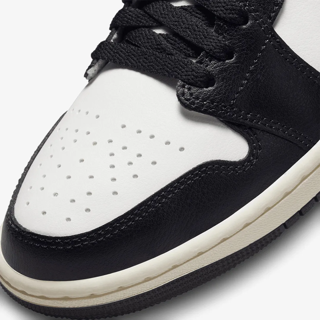 Jordan | WMN'S AIR JORDAN 1 MID 'BLACK/GYM RED-SAIL'