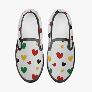 Juneteenth Kids' Slip-On Shoes - Black