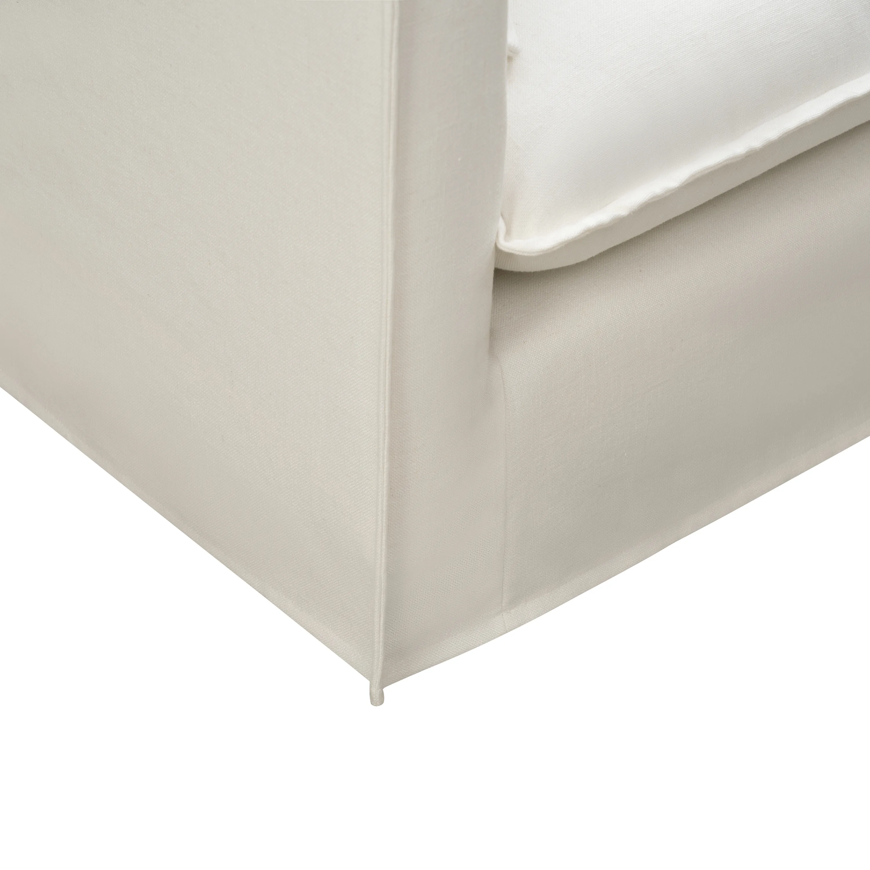 Juno Slipcover 3 Seater Sofa - Luna Ivory