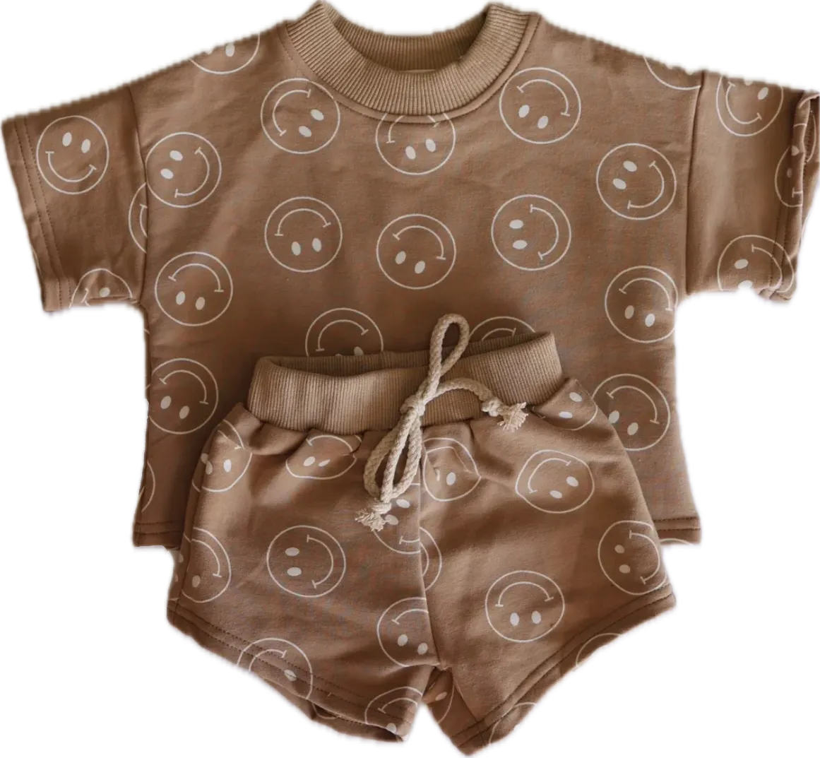 Just Smile Tan | Short Set