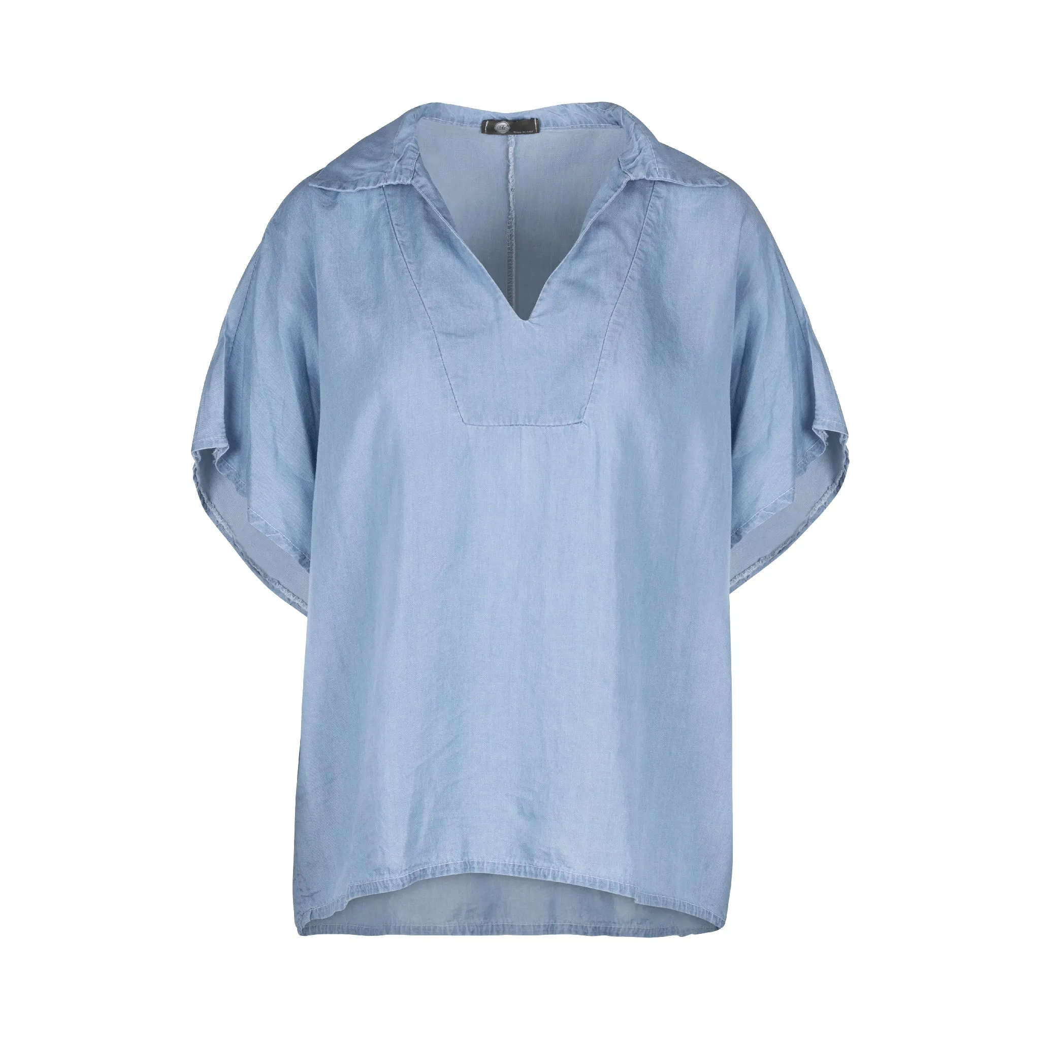 M Made in Italy  Women's Woven Tunic  Coastal