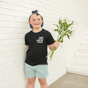 Mad Love For Mama Black Tee