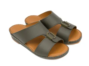 MATTE BOYS CLASSIC DAVINCI ARABIC SANDALS OLIVE