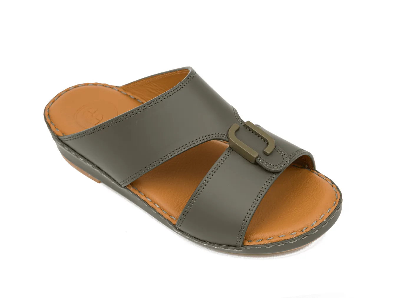 MATTE BOYS CLASSIC DAVINCI ARABIC SANDALS OLIVE