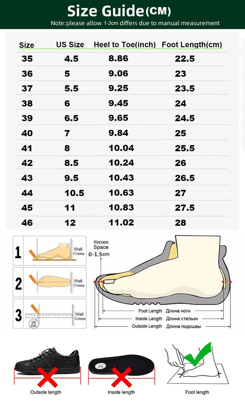 Men’s Leather Skateboard Sneakers – Luxury Platform Casual Walking & Work Shoes