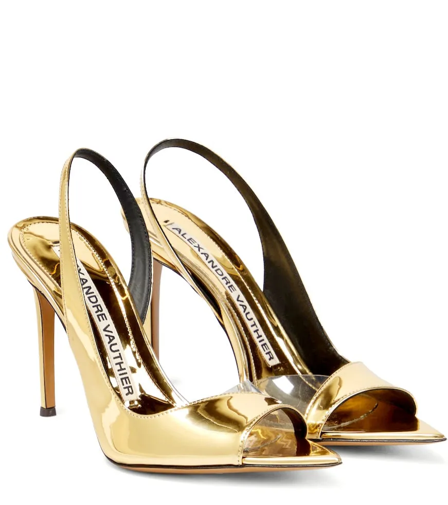 Meta Gold Metallic Sandals