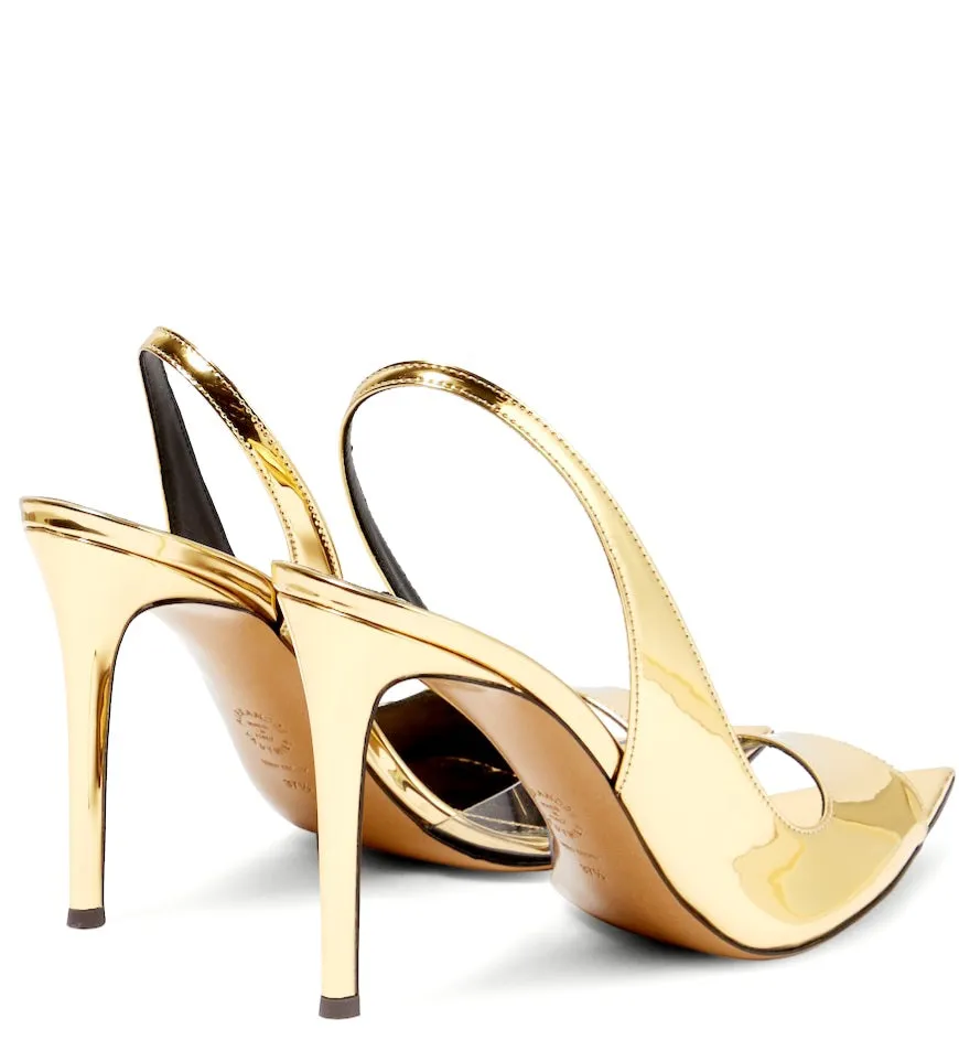 Meta Gold Metallic Sandals