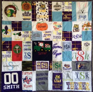 Mini Memory Clothes Quilt 36x36