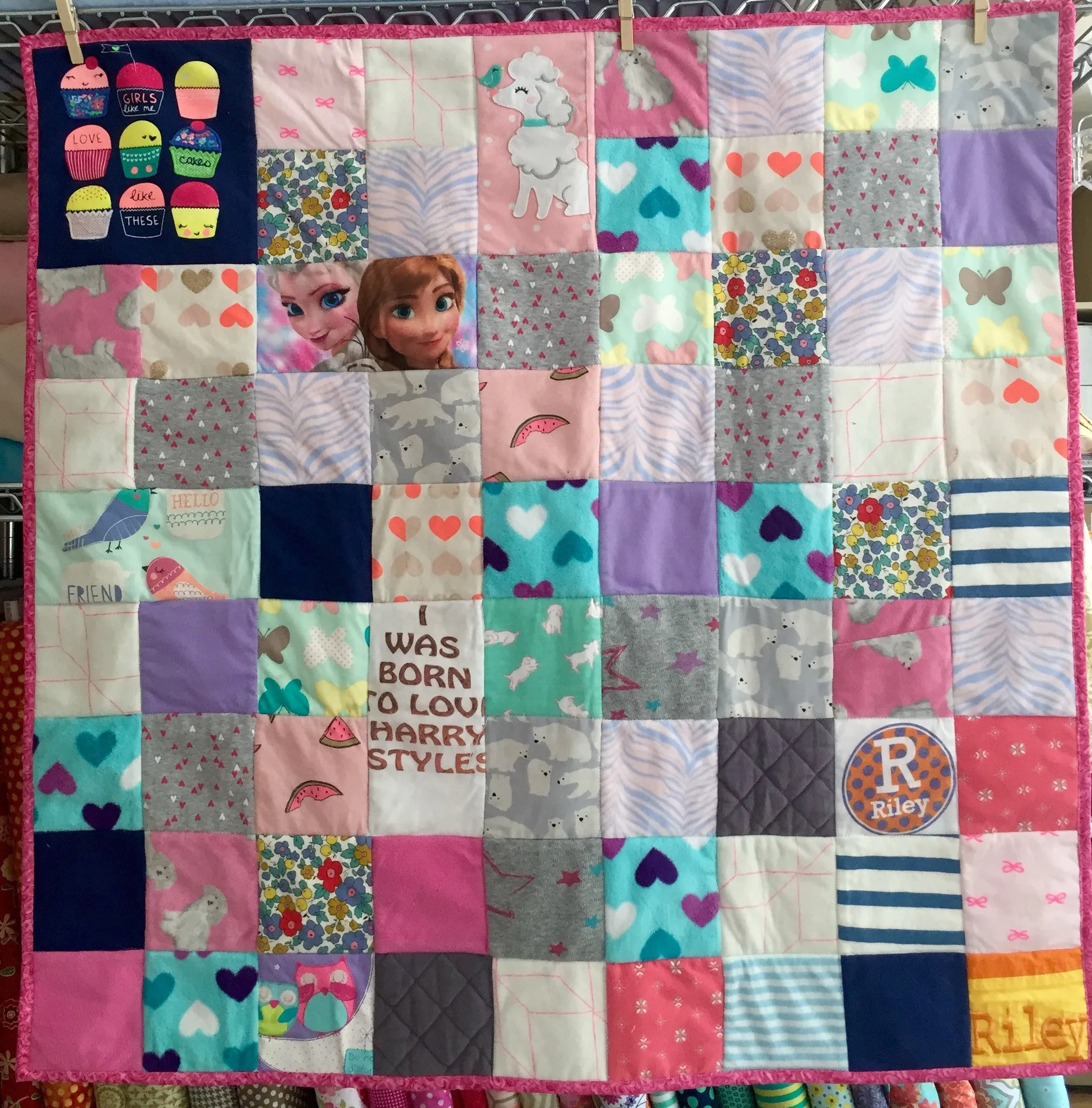 Mini Memory Clothes Quilt 36x36