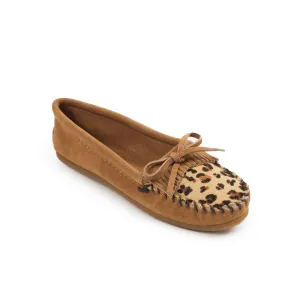 Minnetonka Moccasin | Leopard Kilty Taupe