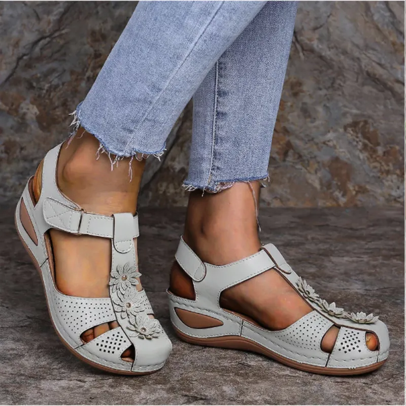 Nanccy Soft Soled Velcro Comfortable Sandals