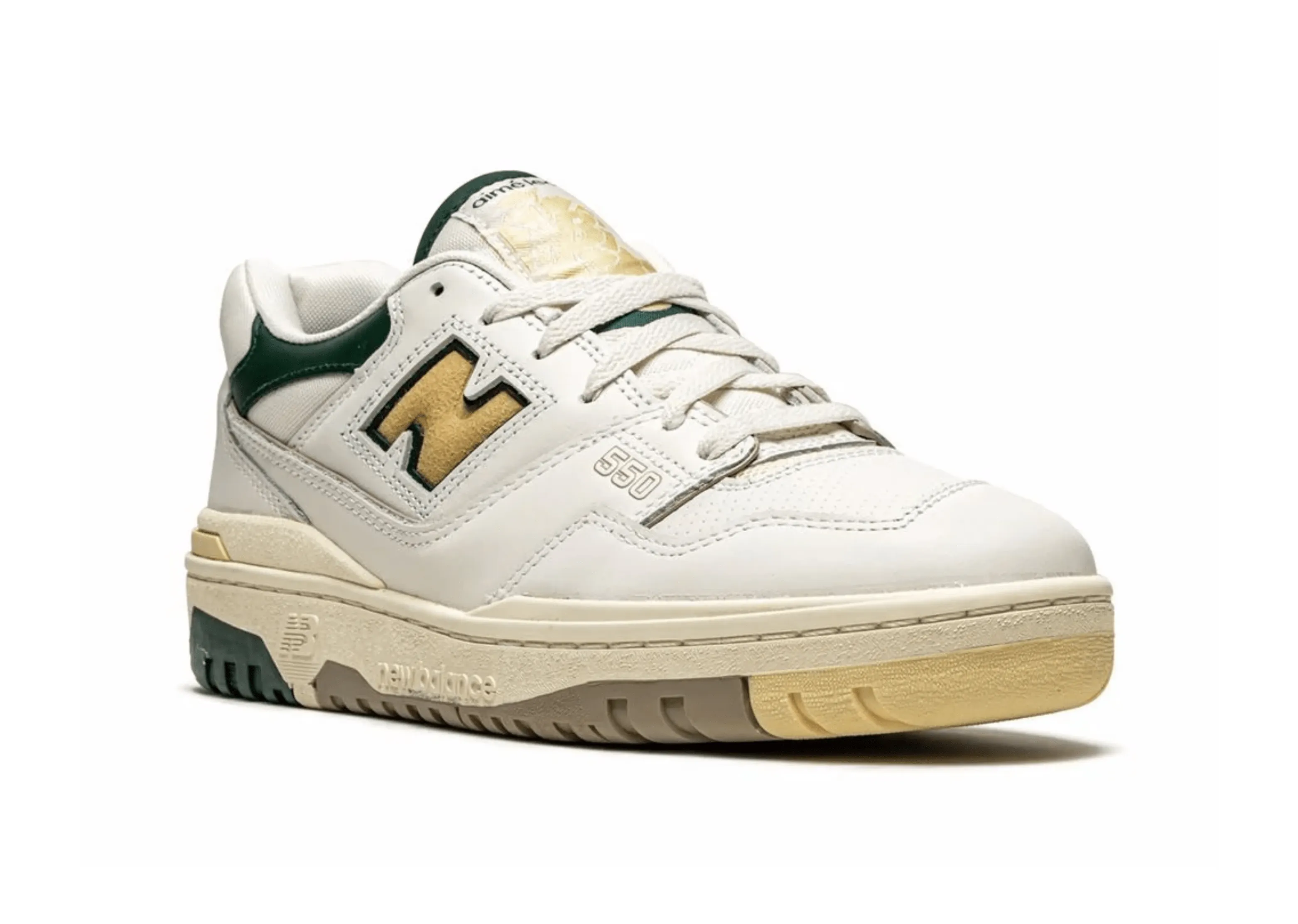 New Balance 550 X Aimé Leon Dore Natural Green