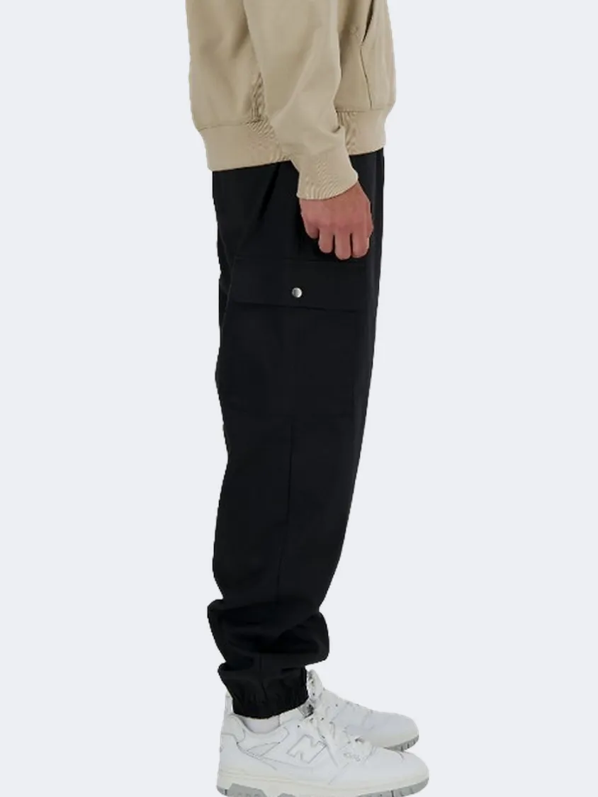 New Balance Twill Men Lifestyle Pant Black