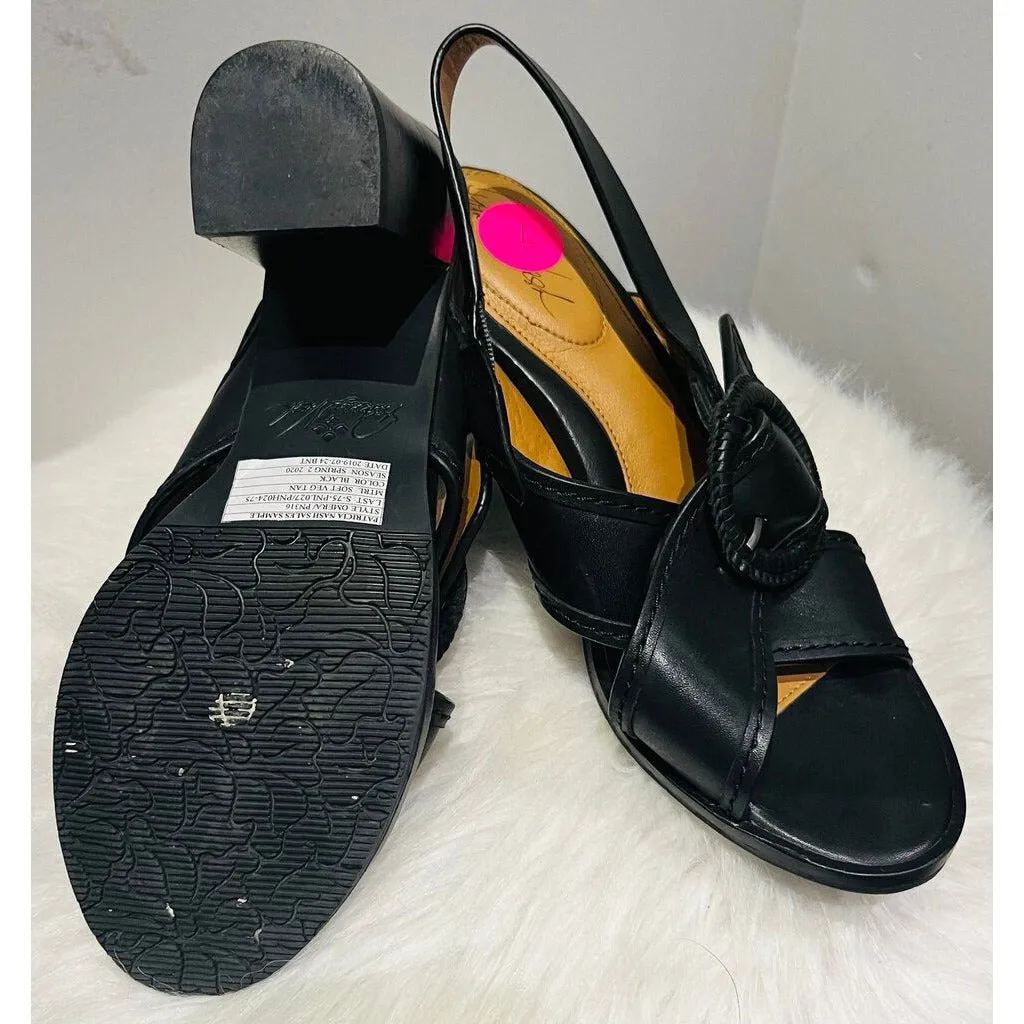 Patricia Nash Leather Heeled Sandals - Size 7