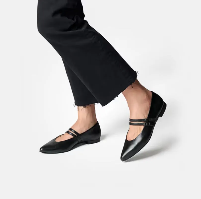 Paul Green -1022 Black Ballerina