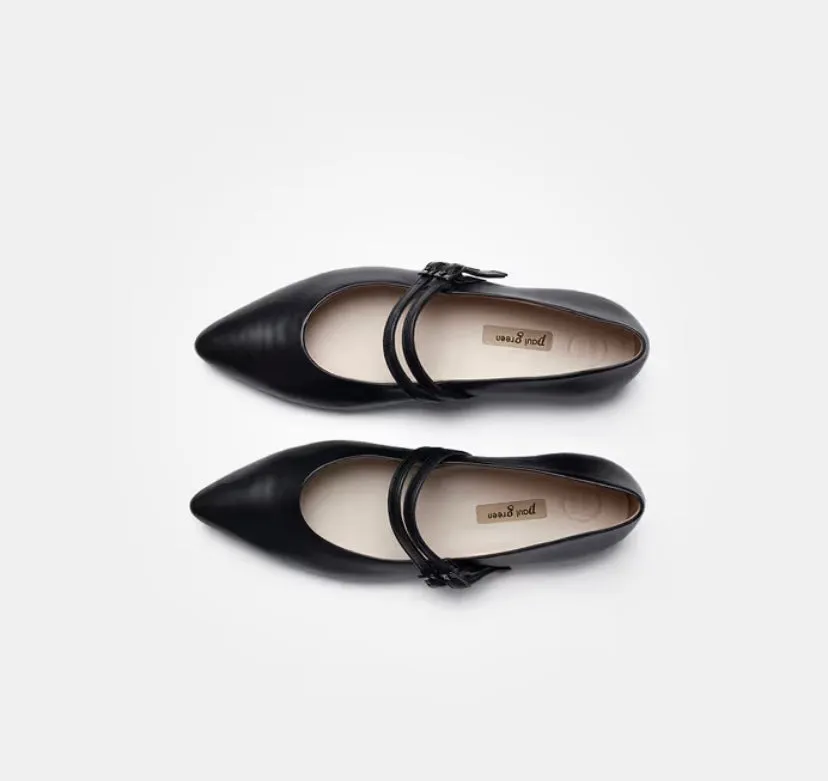 Paul Green -1022 Black Ballerina