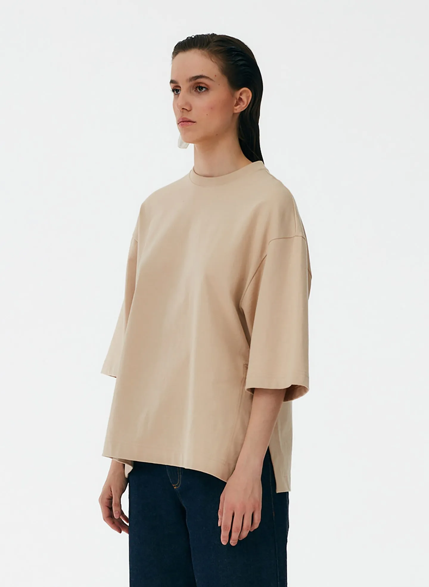 Punto Milano Crew With Side Slits T-Shirt
