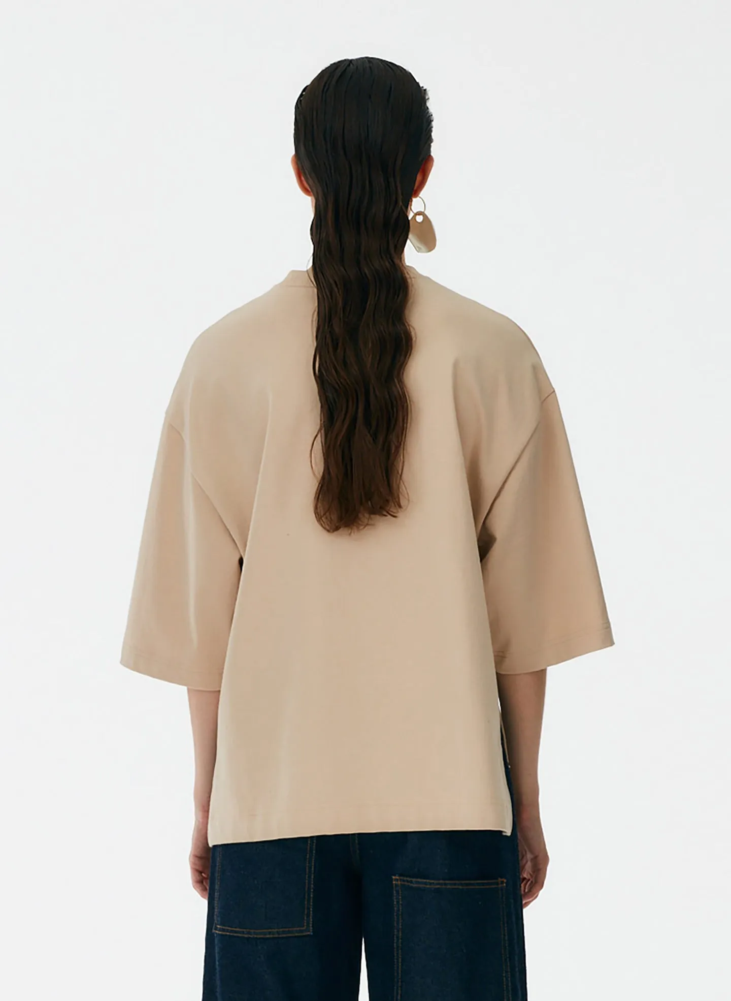 Punto Milano Crew With Side Slits T-Shirt