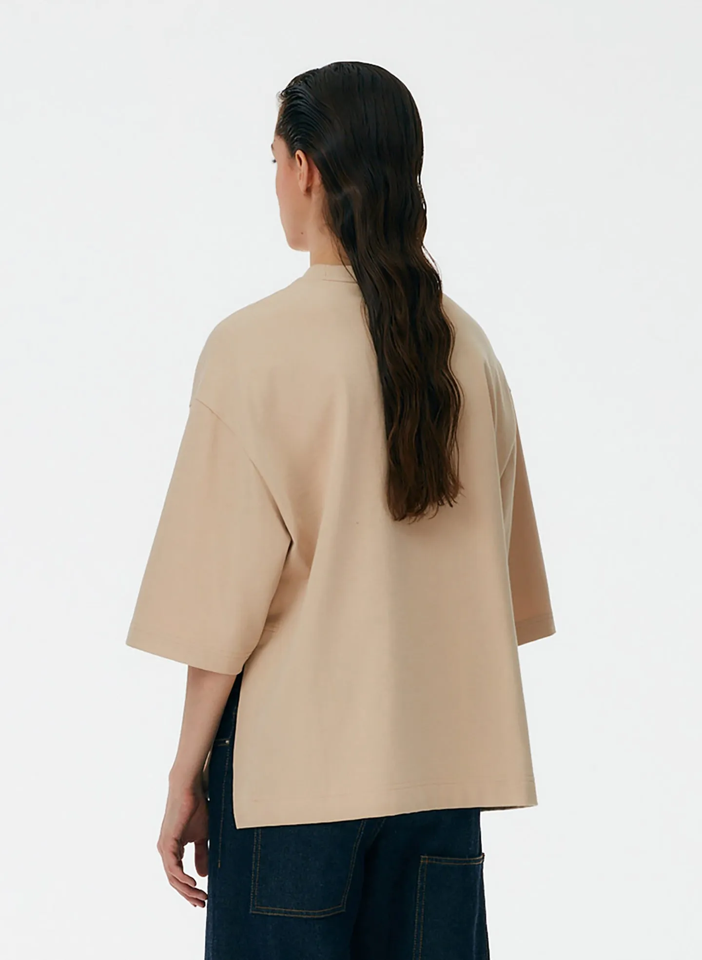 Punto Milano Crew With Side Slits T-Shirt