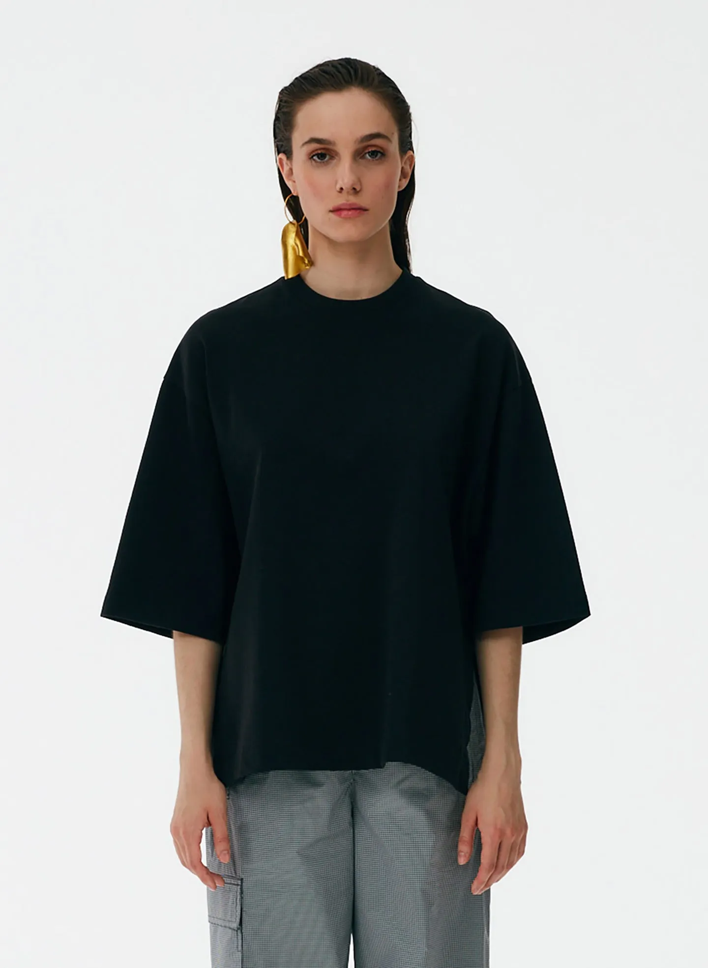 Punto Milano Crew With Side Slits T-Shirt