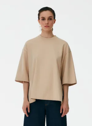 Punto Milano Crew With Side Slits T-Shirt