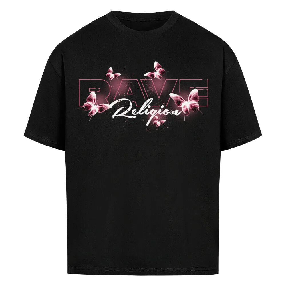 rave religion pink oversized shirt - spring collection