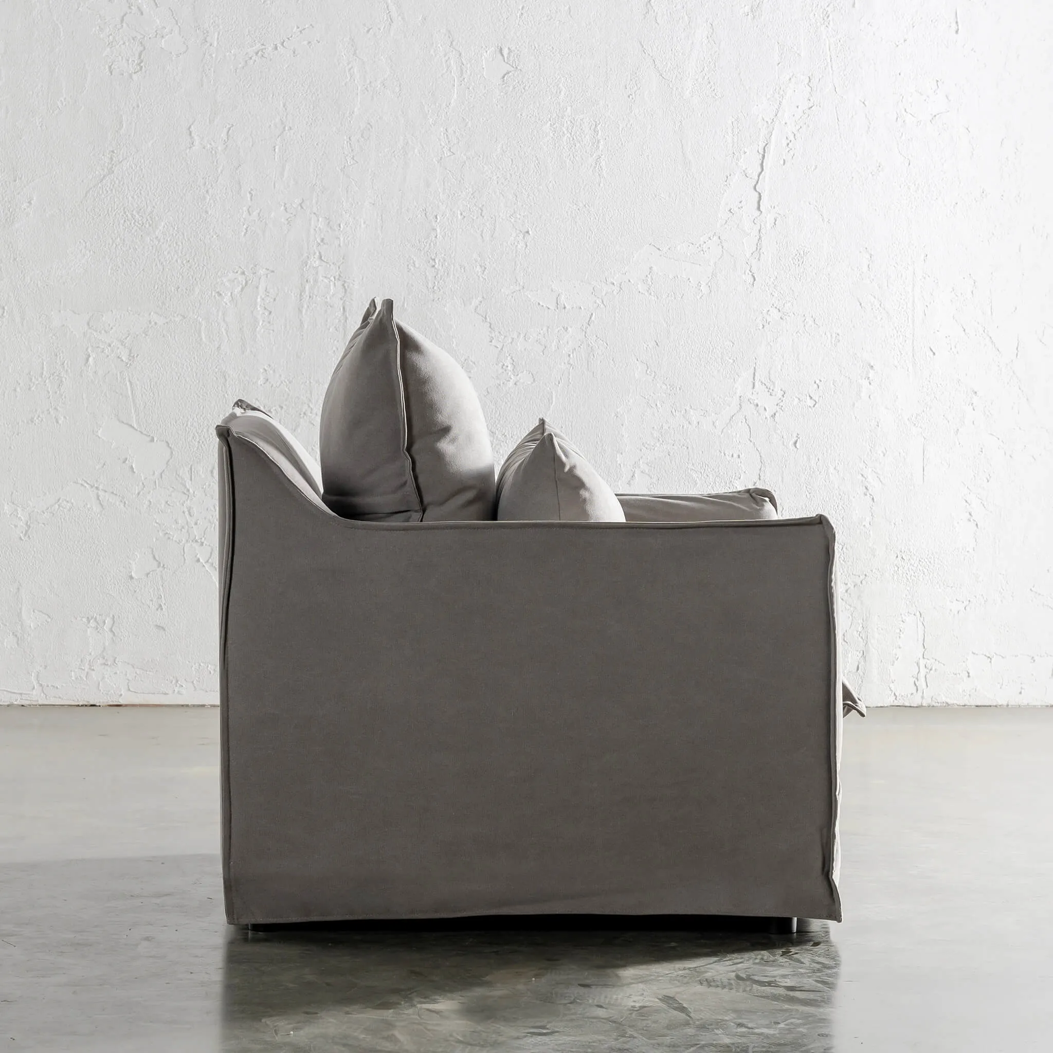 SEVILLA SLIP COVER ARMCHAIR   |  OYSTER LINEN