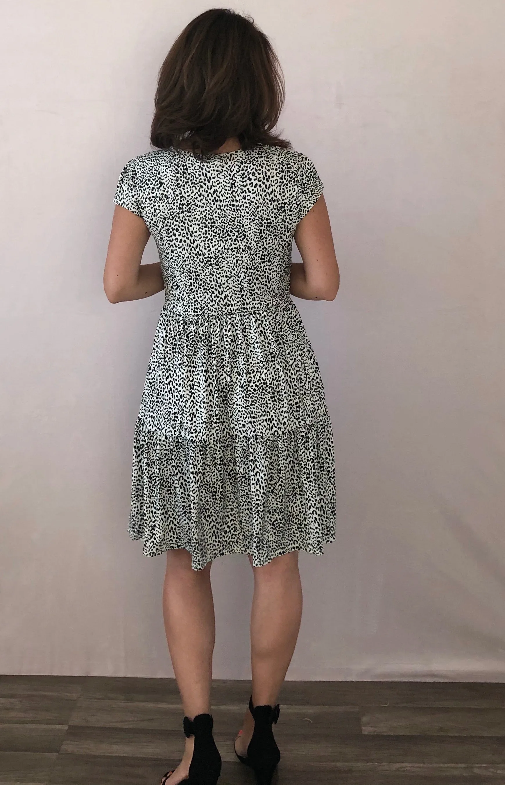 Spotted and Besotted Tiered Dress
