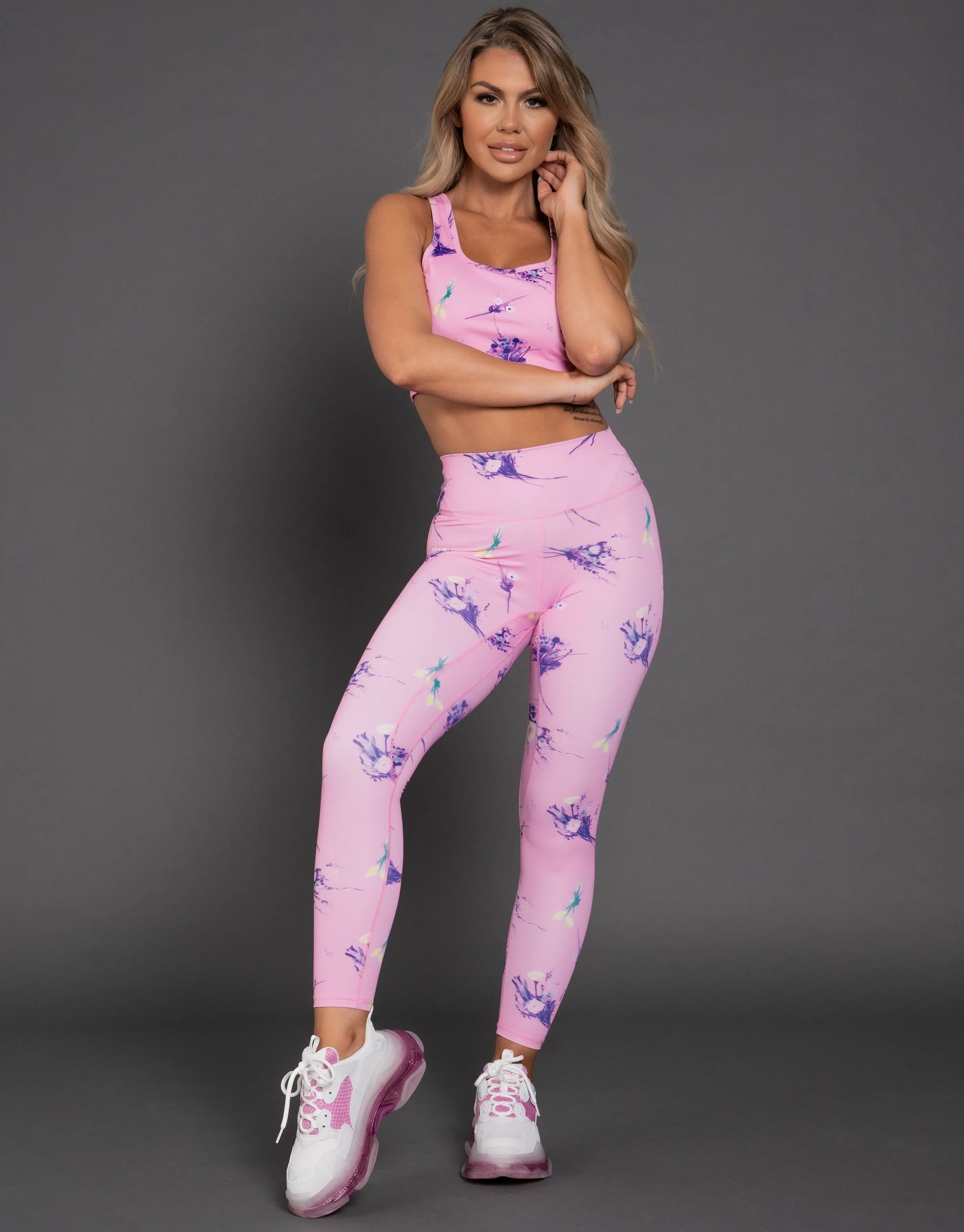 Spring Collection Tights - Peony