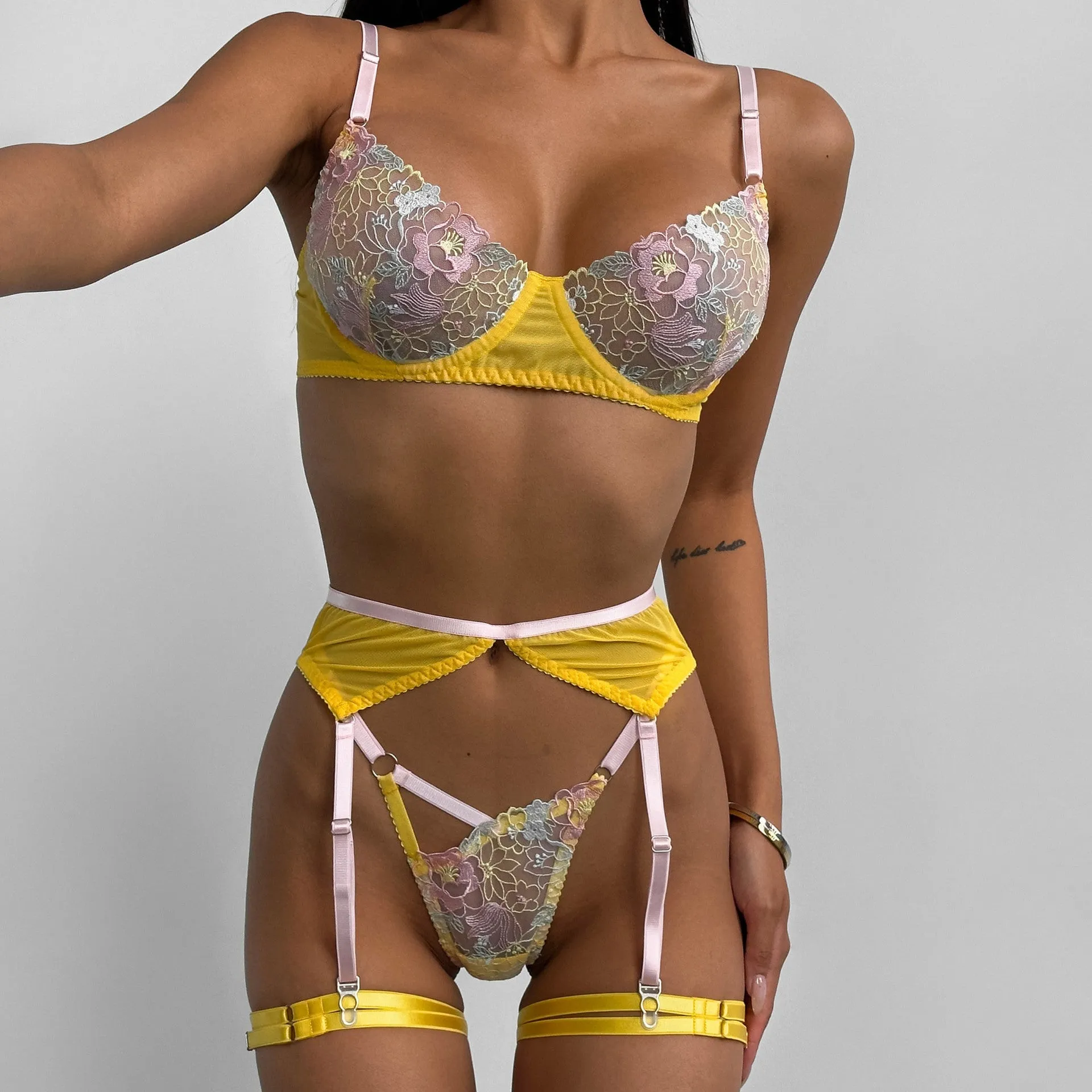 Springtime Dream Lace Trio