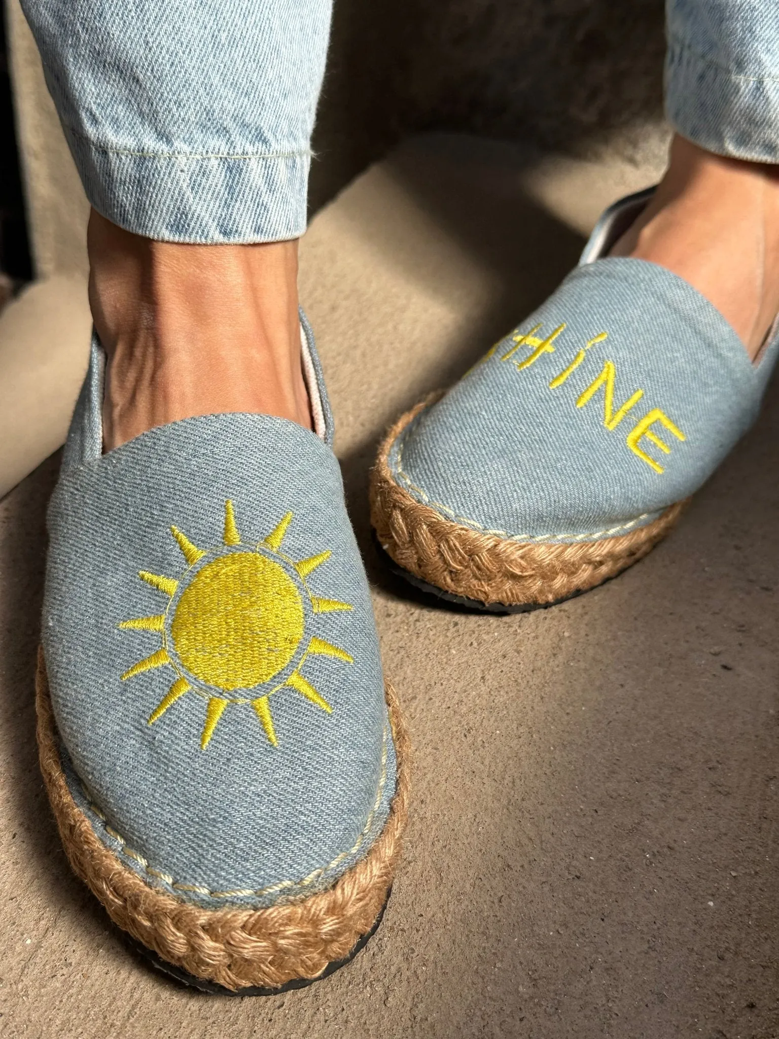 Sunshine Denim Espadrille
