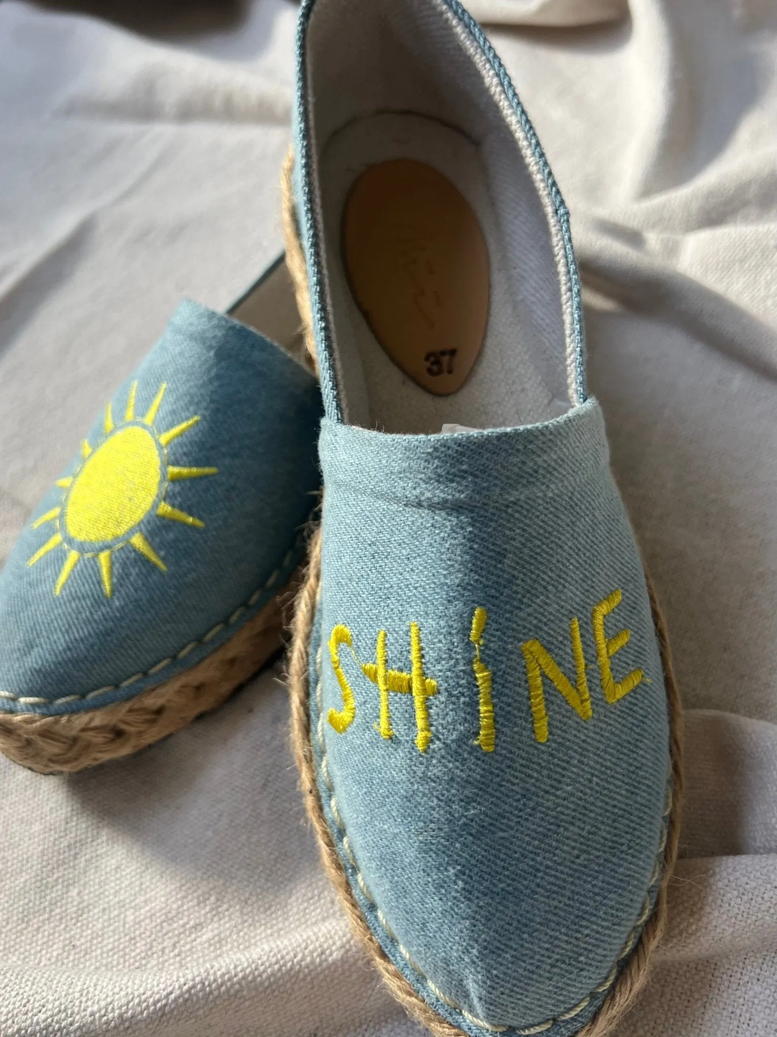 Sunshine Denim Espadrille