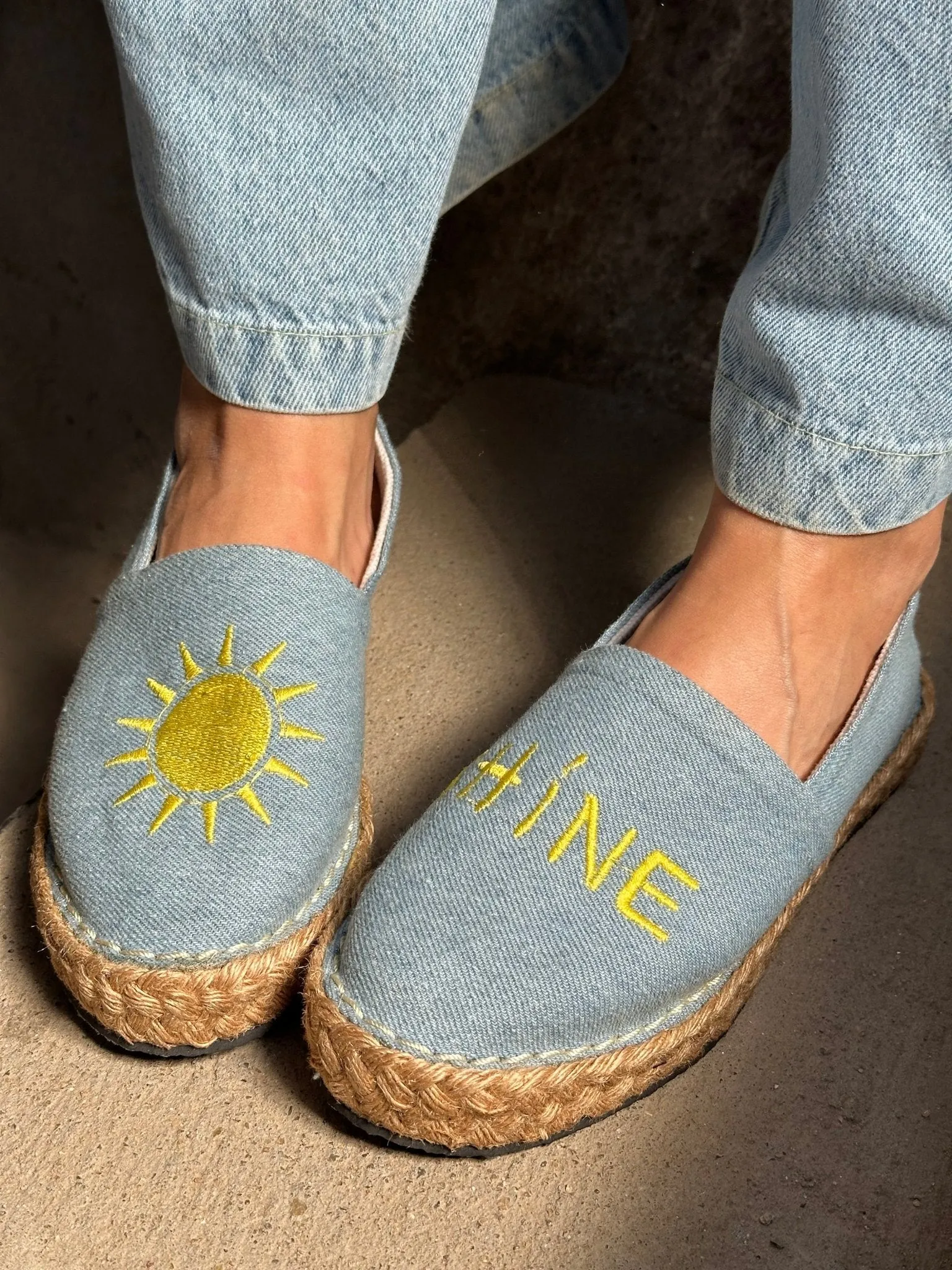 Sunshine Denim Espadrille