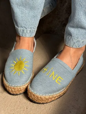 Sunshine Denim Espadrille