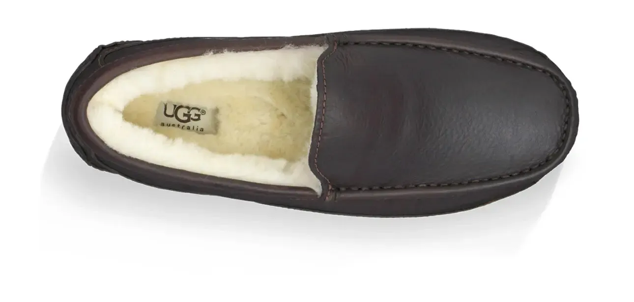 The Mens UGG Ascot (Leather) Slipper  Timeless Style & Everyday Comfort
