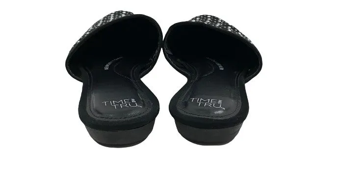 Time and Tru Flats Black Studded Size 8 SKU 000131-1