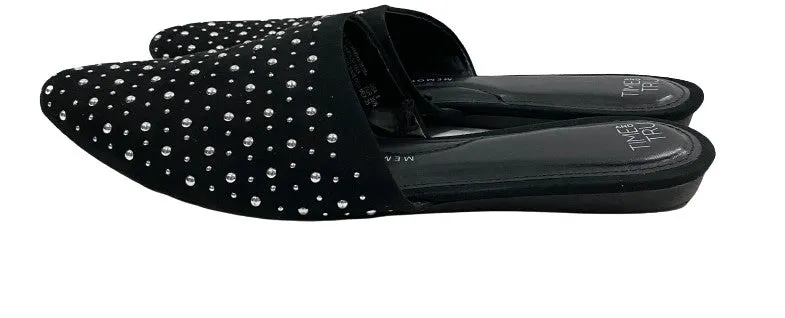 Time and Tru Flats Black Studded Size 8 SKU 000131-1