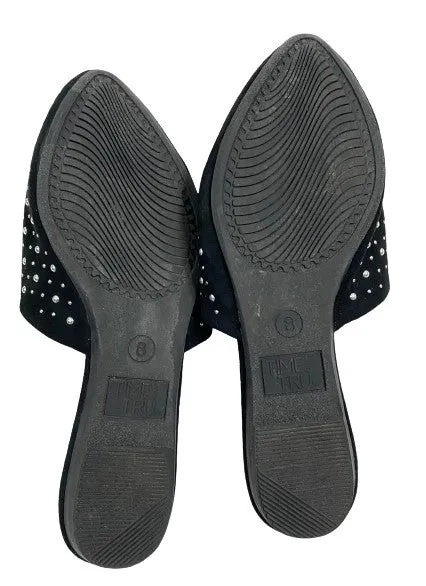 Time and Tru Flats Black Studded Size 8 SKU 000131-1