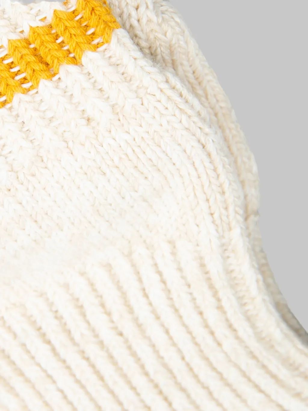 UES Sneakers Socks White & Yellow