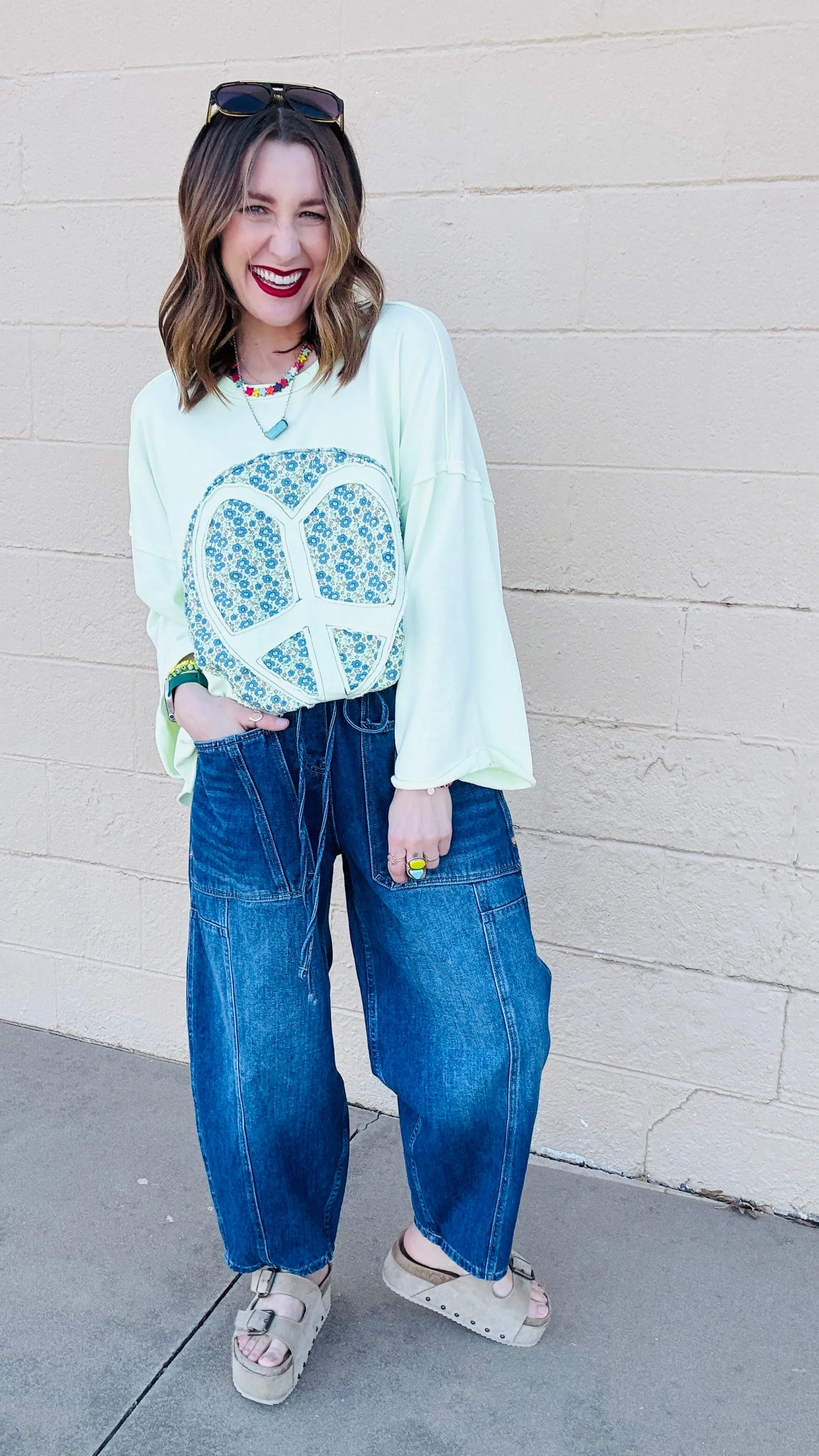 Urban Chic Cropped Tie-Waist Jeans