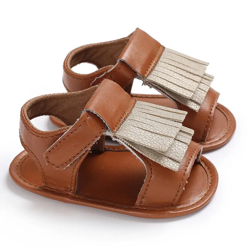 Velcro Design Soft Sandals for Baby Girl Wholesale children's clothing
