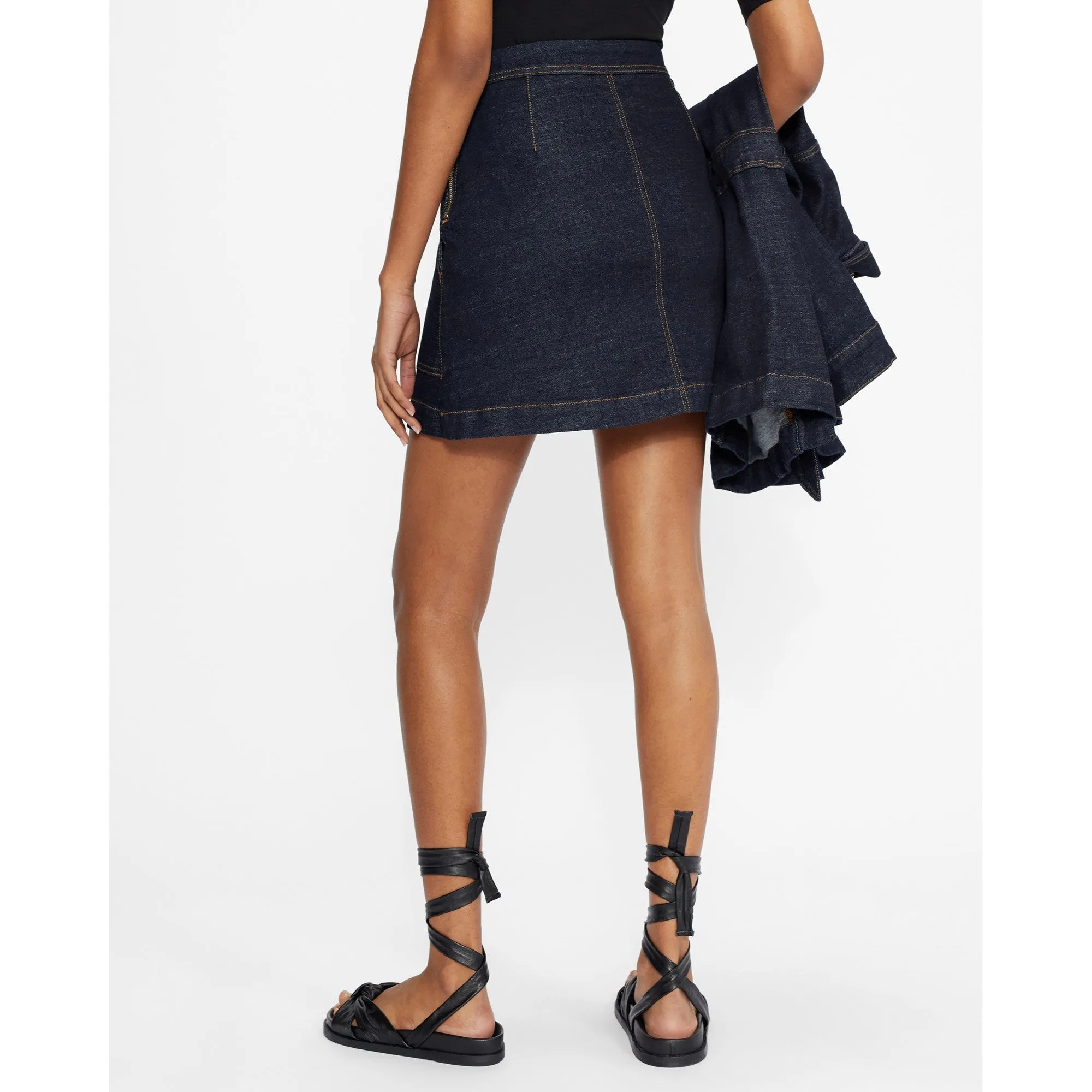Women Wms-Asantii-Denim Mini Skirt - Midnight