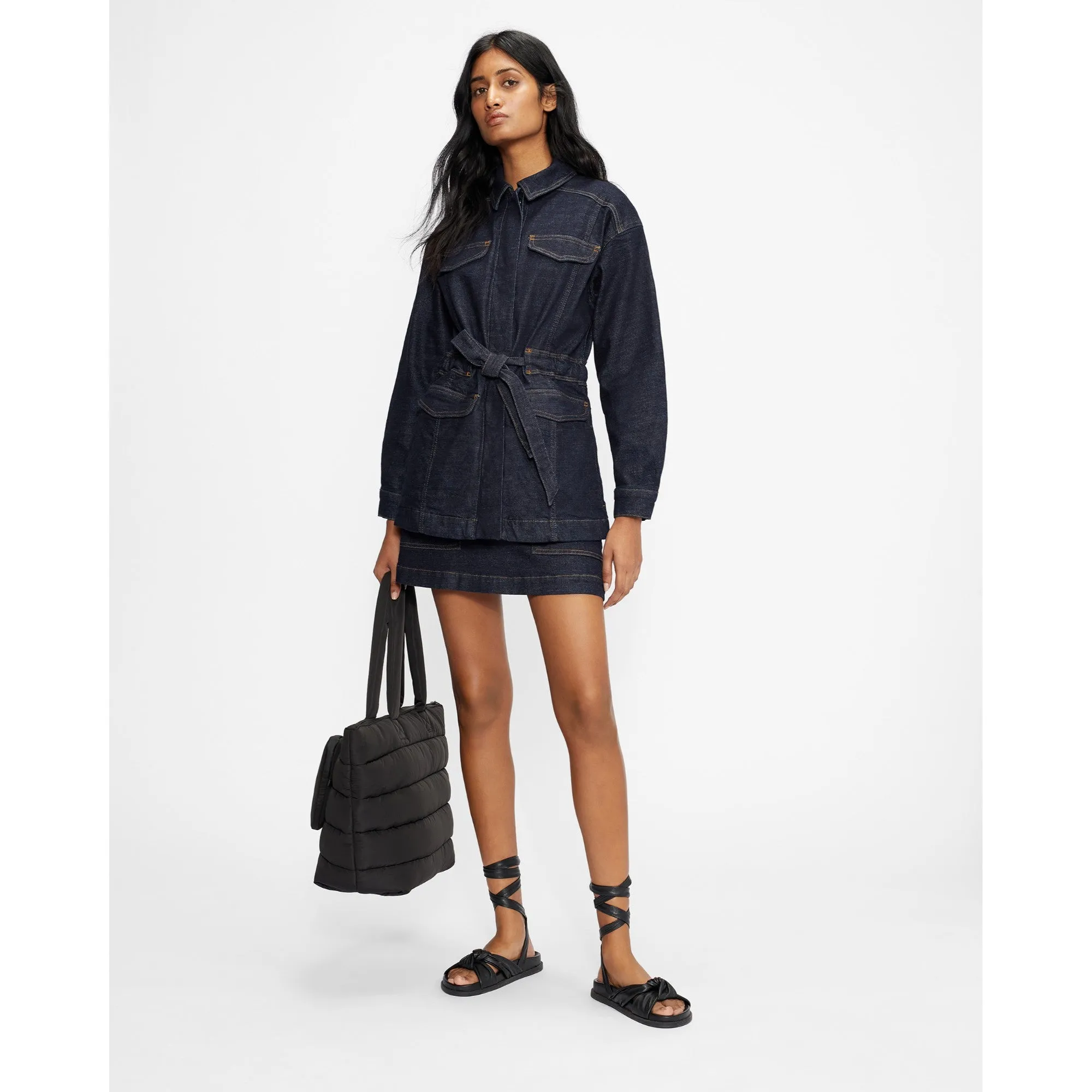 Women Wms-Asantii-Denim Mini Skirt - Midnight